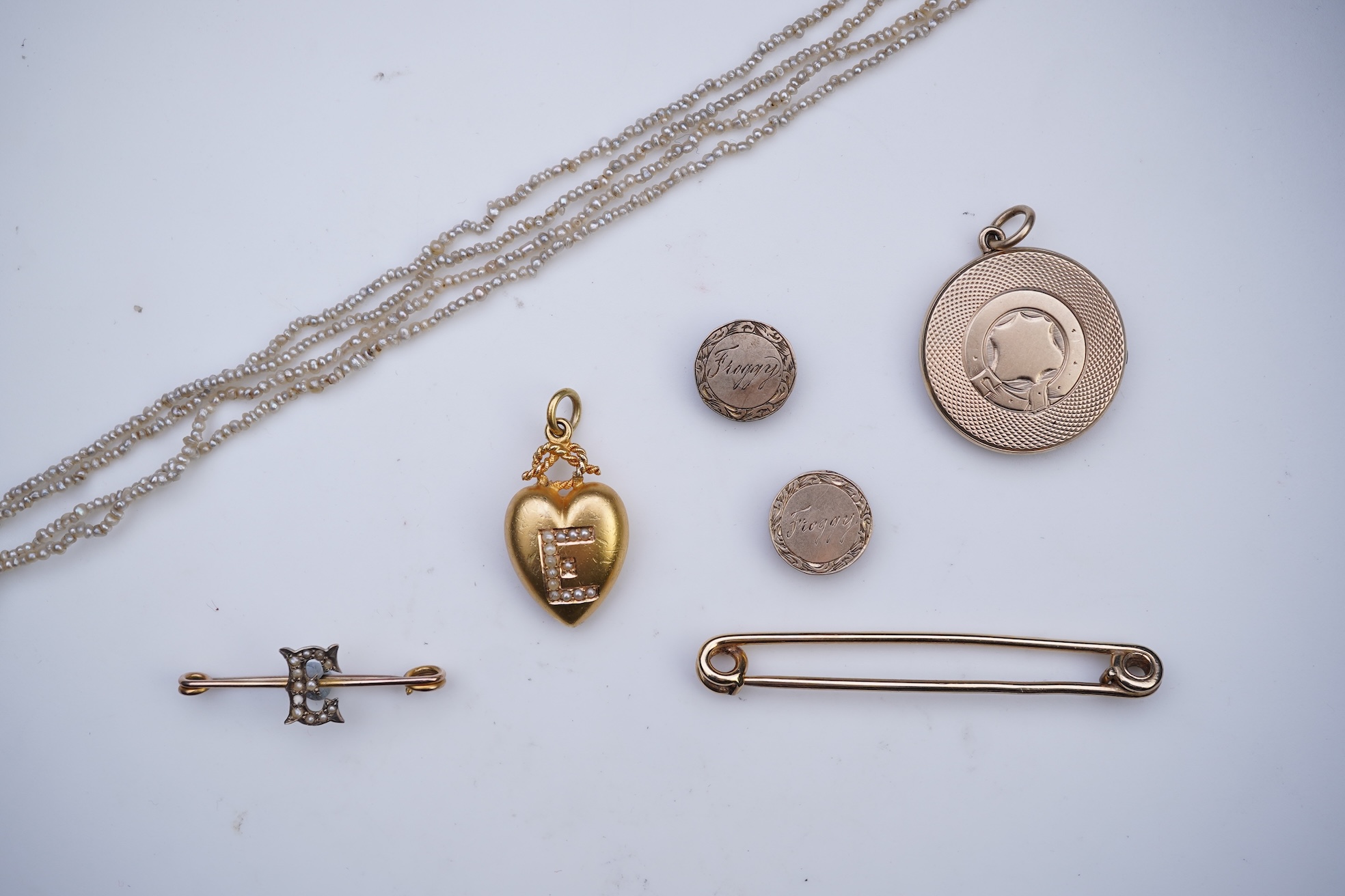 A collection of jewels, late 19th/early 20th century